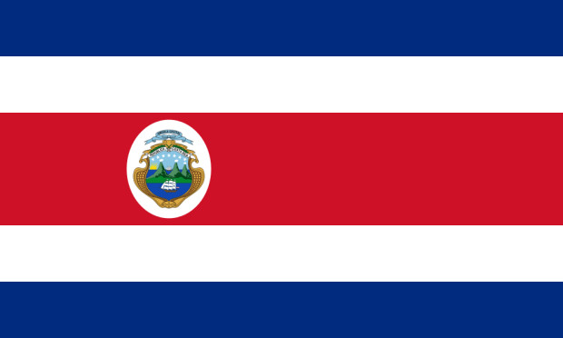 flagga-costa-rica